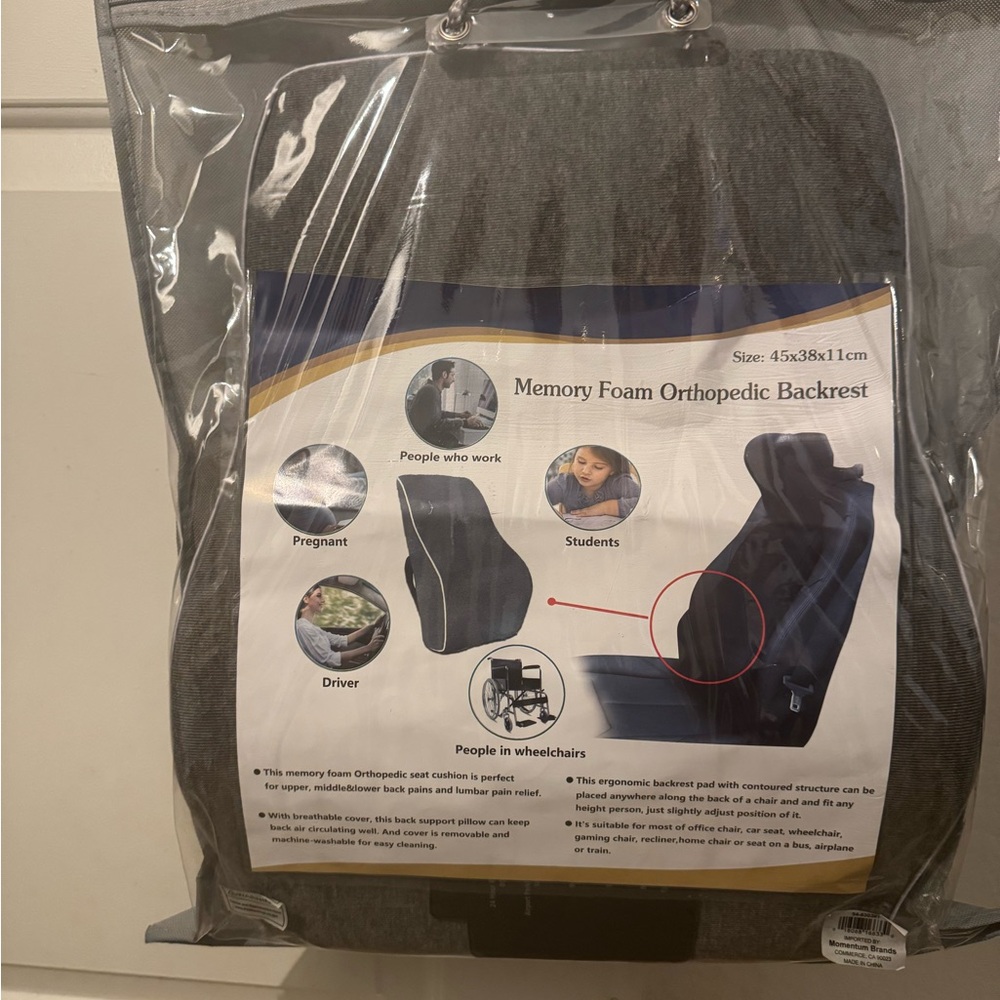 Memory Foam Orthopedic Backrest